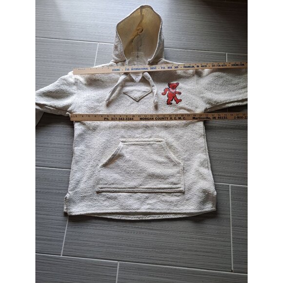 Grateful Dead Dancing Bears Swirl Baja Hoodie M Cotton Multicolor Unisex Retro - Picture 10 of 13